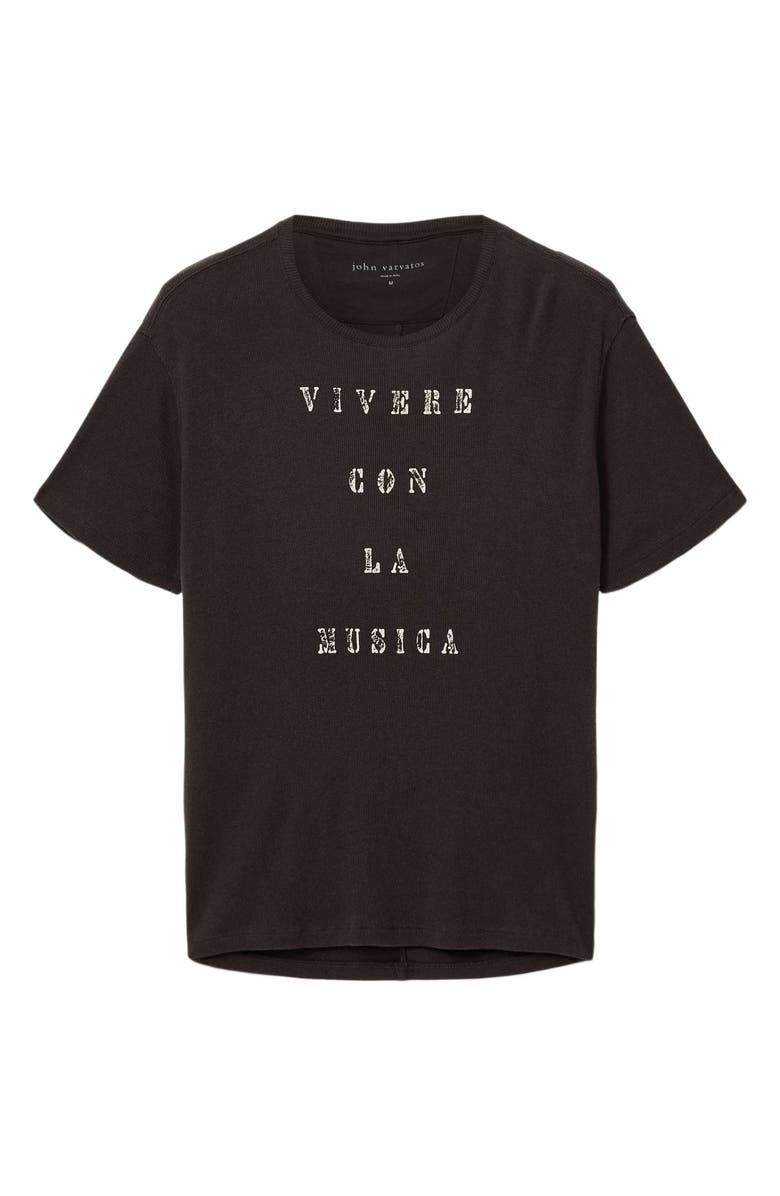 John Varvatos Graphic Crewneck T-Shirt, Alternate, color, 