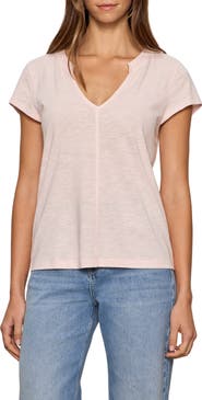 Sanctuary The New Girl Split Neck T-Shirt