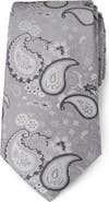 Cufflinks, Inc. Grey Paisley Silk Tie