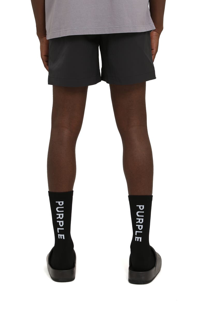 PURPLE BRAND All Around Performance Shorts, Alternate, color, Black