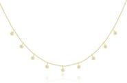 The Lovery Fine Jewelry Dangle Diamond Bezel Necklace