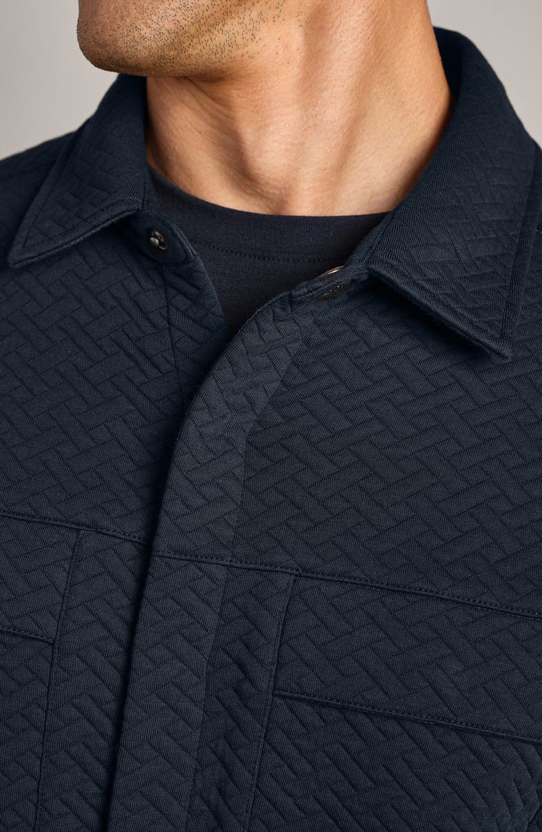 Rhone Weekend Quilted Shacket, Alternate, color, True Navy