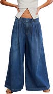 Free People Scout Mid Waist Wide Leg Jeans