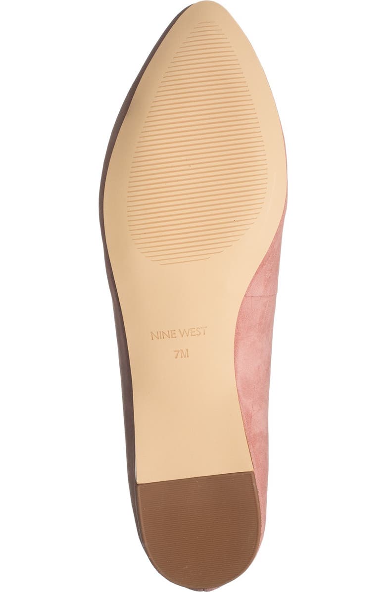 Nine West Speak Up Suede Flat, Alternate, color,