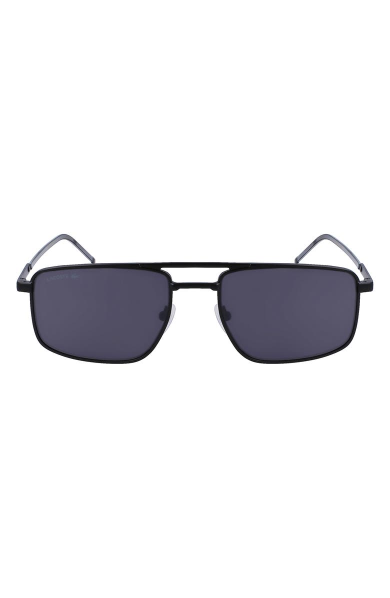 Lacoste 56mm Rectangular Sunglasses, Main, color,