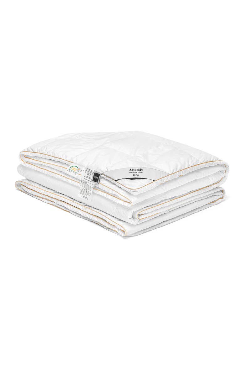 Artemis goose down comforter, Main, color, White