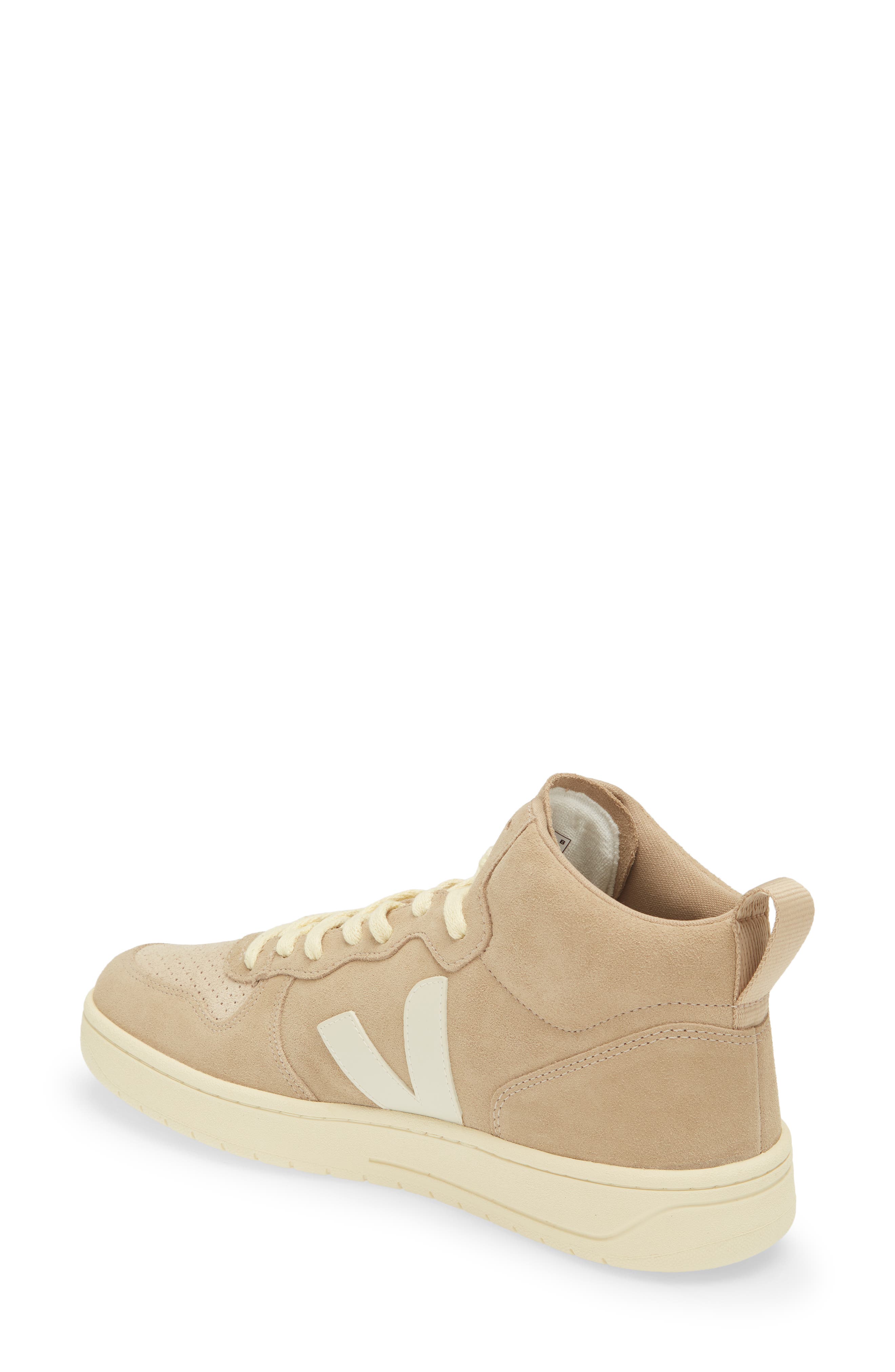 Veja V-15 Suede High Top Sneaker, Alternate, color, 