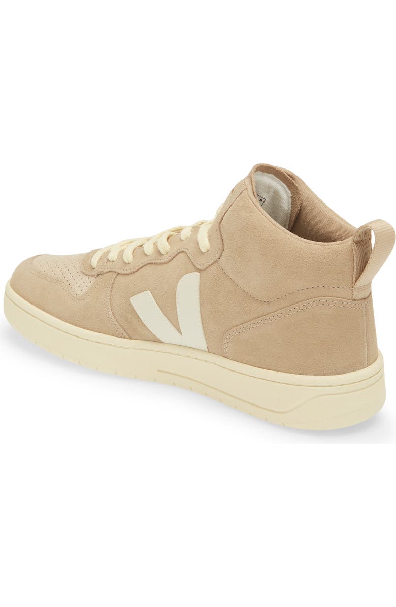 Veja V-15 Suede High Top Sneaker, Alternate, color,