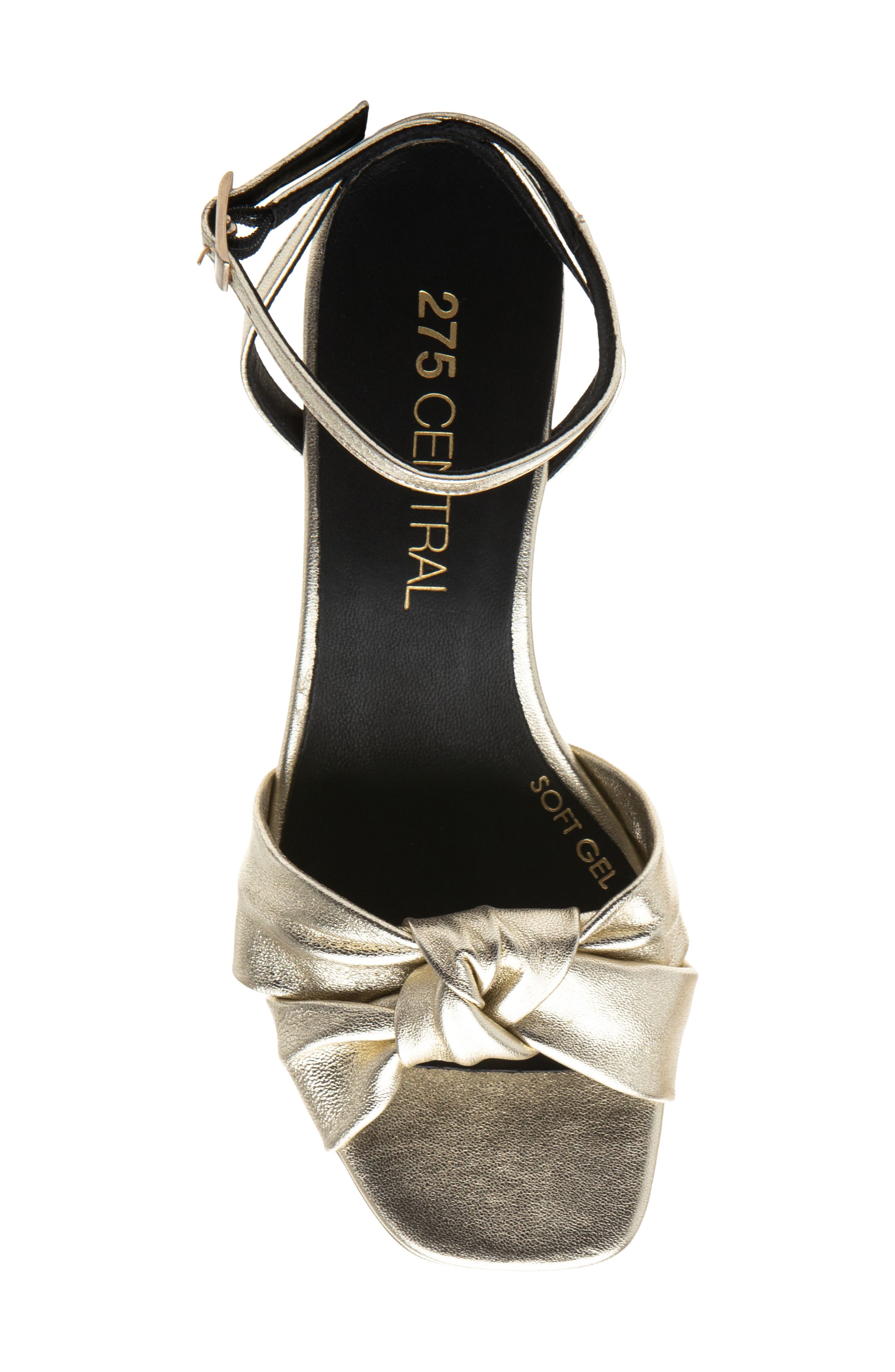 Malik Ankle Strap Platform Sandal, Alternate, color, GOLD