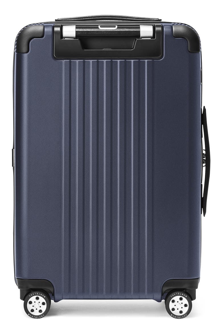 #MY4810 Cabin Trolley Compact Carry-On Spinner Luggage, Alternate, color, BLUE