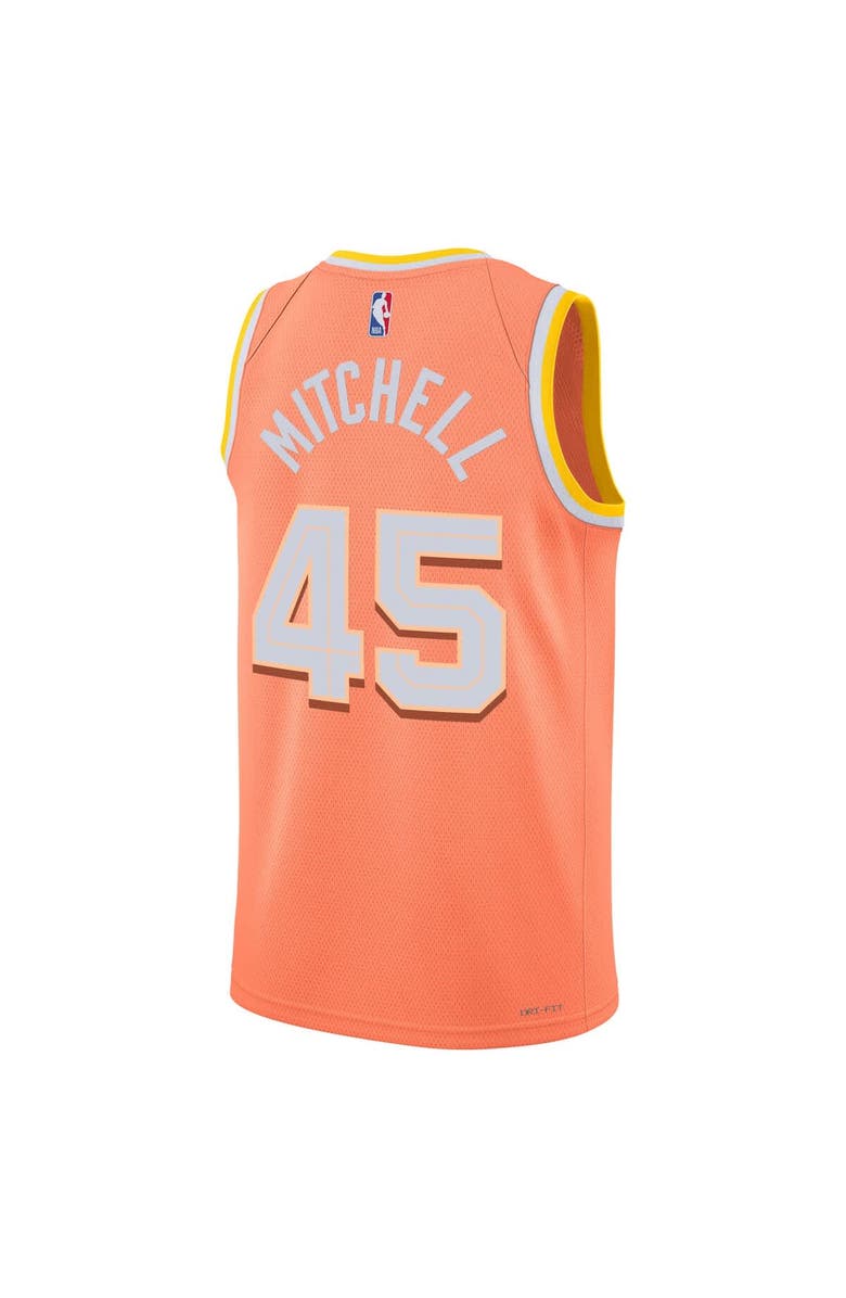 Nike Unisex Nike Donovan Mitchell Orange Cleveland Cavaliers 2025/26 Swingman Jersey - City Edition, Alternate, color, Orange
