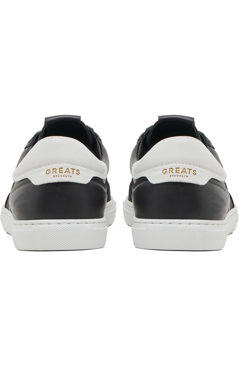 GREATS Charlie Low Top Sneaker, Alternate, color, Black