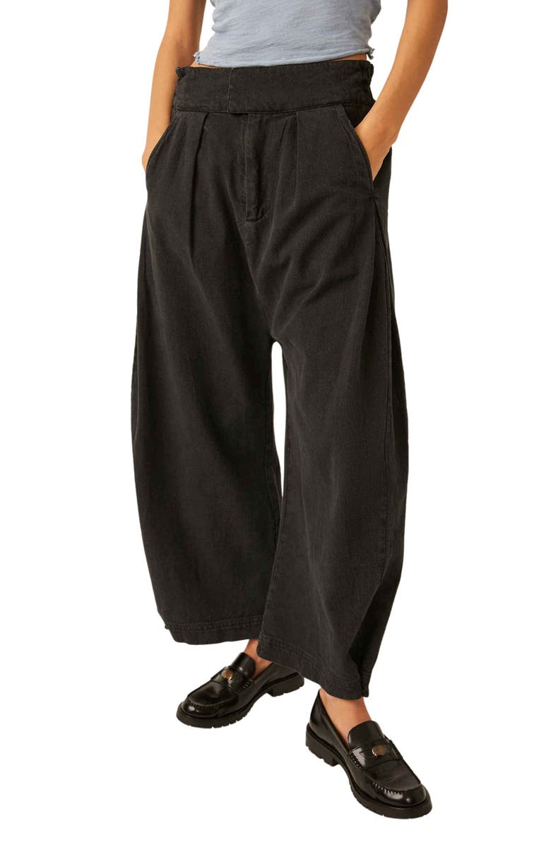 Free People Cool Harbor Wide Leg Denim Pants, Main, color, 