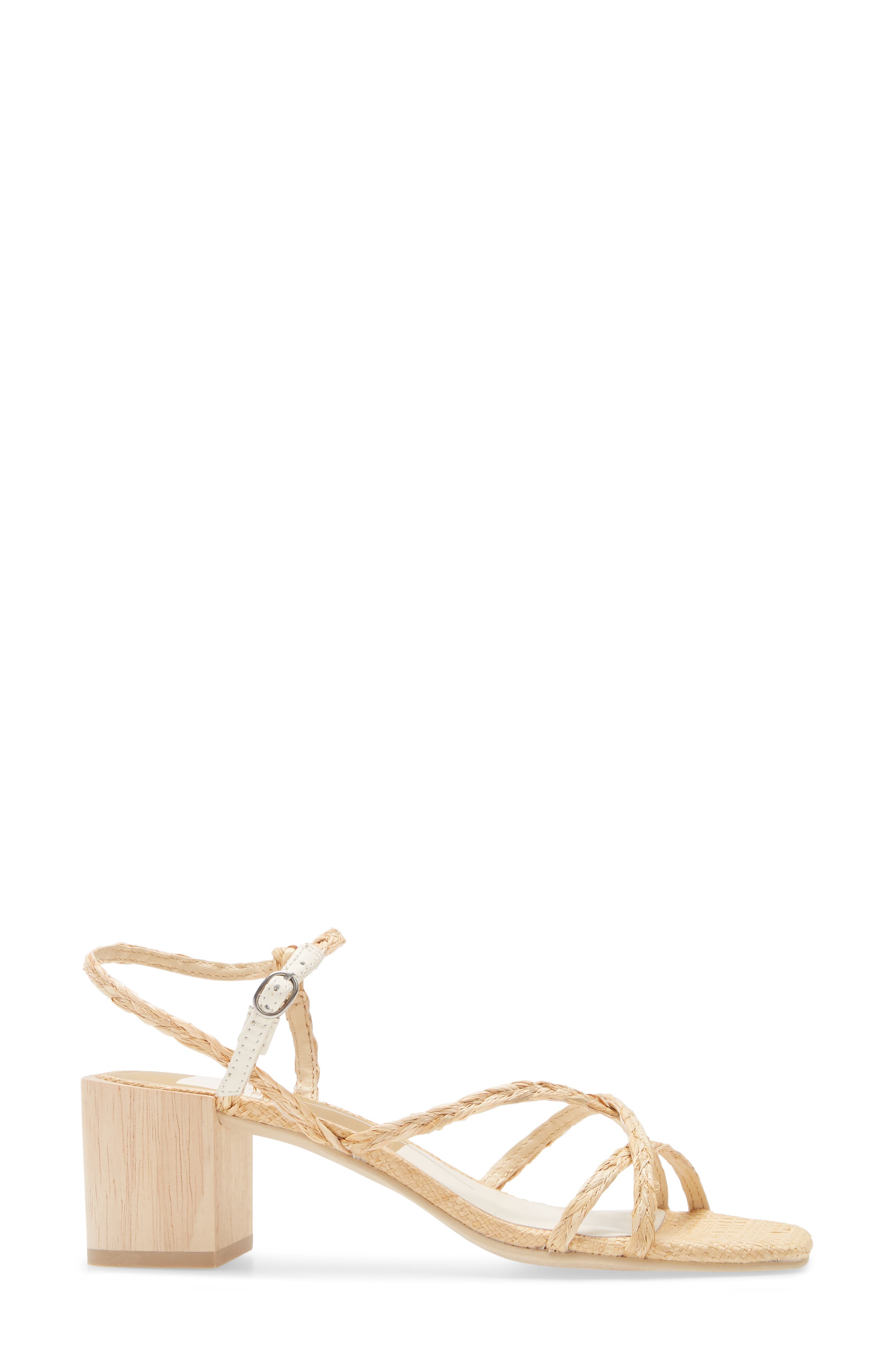 Zayla Block Heel Sandal, Alternate, color, LIGHT NATURAL RAFFIA