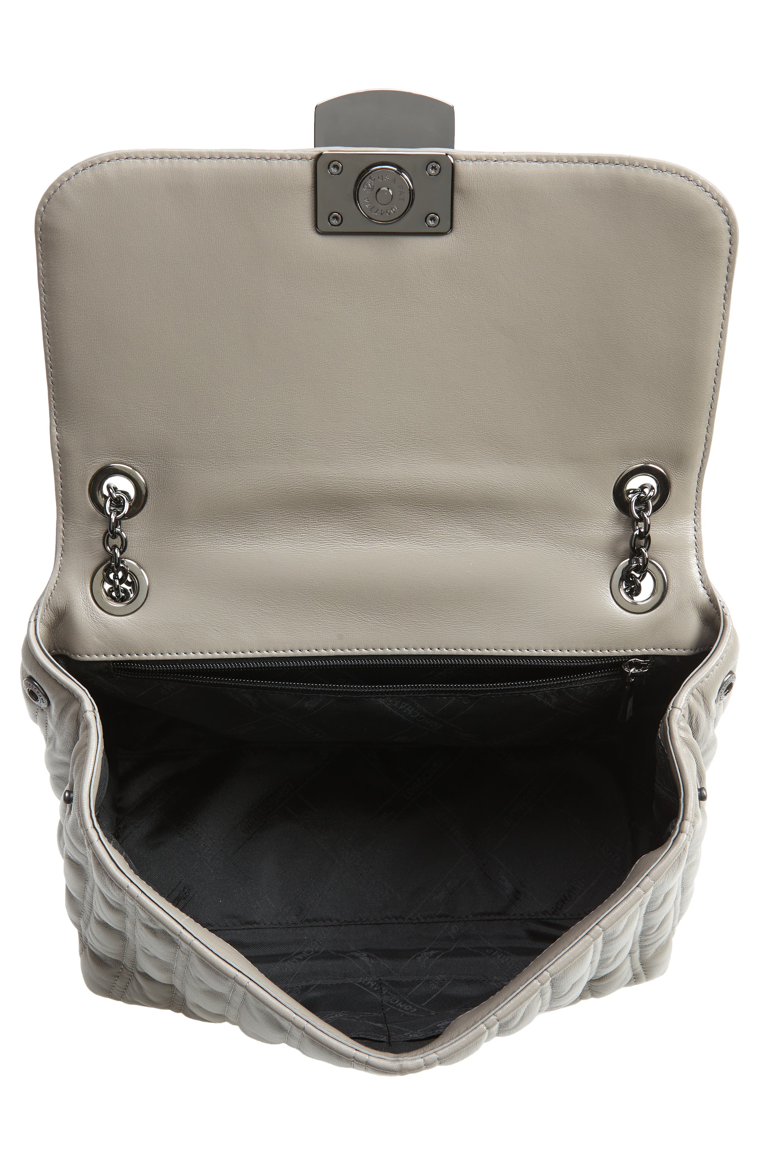 Brioche Large Shoulder Bag, Alternate, color, TURTLE DOVE