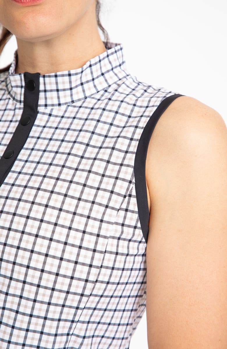 KINONA Mic Drop Check Sports Dress, Alternate, color, Black Print