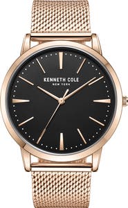 Kenneth Cole Modern Classic Mesh Strap Watch, 44mm