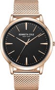 Kenneth Cole New York Modern Classic Mesh Strap Watch, 44mm