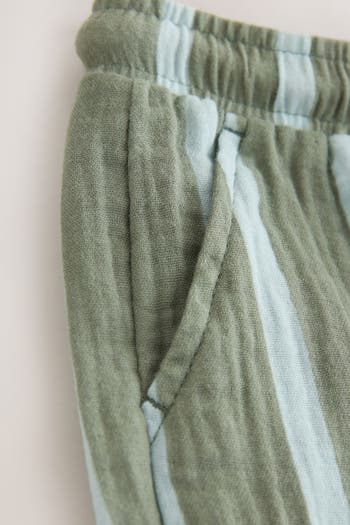 Kids' Stripe Cotton Pants