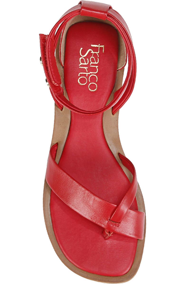 Franco Sarto Parker Sandal, Alternate, color, Red