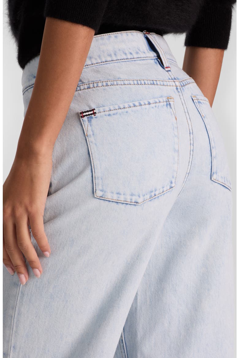 Chic High Waist Wide Leg Jeans, Alternate, color, DARLA LIGHT INDIGO