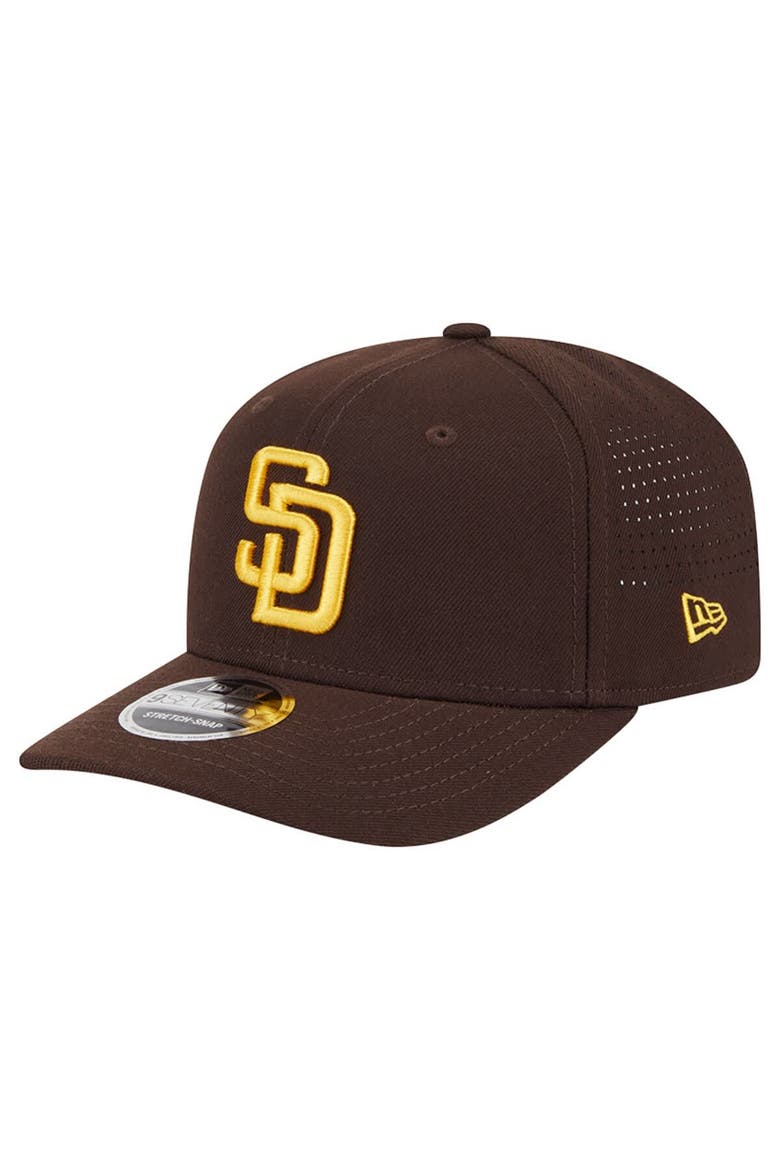 Men's New Era  Brown San Diego Padres Performance 9SEVENTY Adjustable Hat, Main, color, Brown