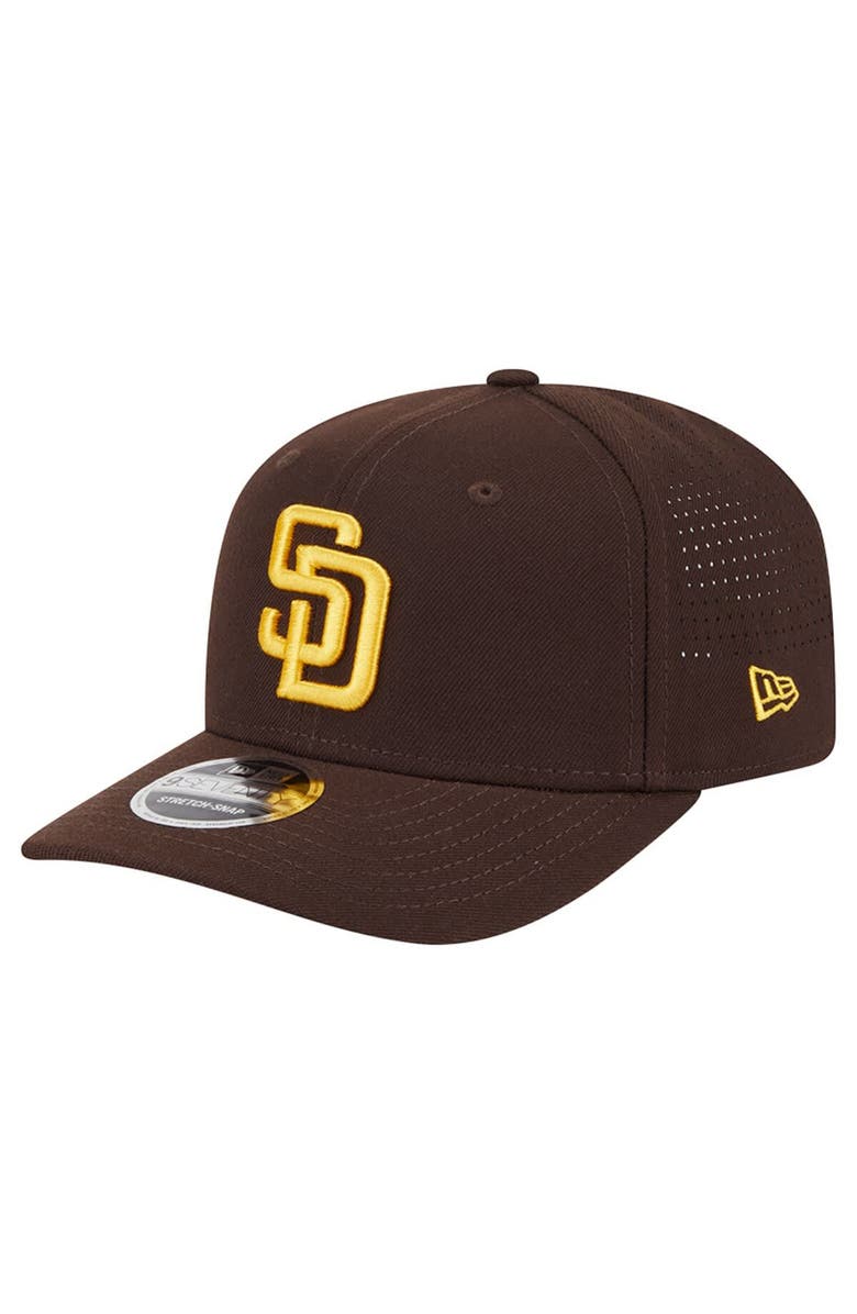 New Era Men's New Era Brown San Diego Padres Performance 9SEVENTY Adjustable Hat, Main, color, Brown