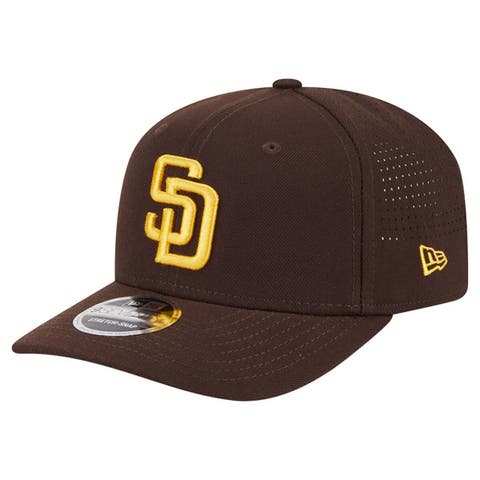 Men's New Era  Brown San Diego Padres Performance 9SEVENTY Adjustable Hat