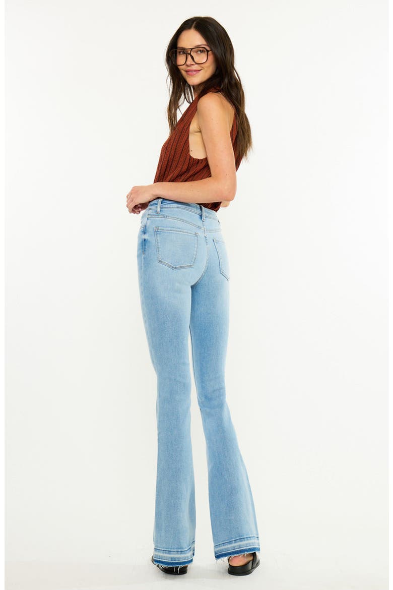 Stephanie Essentials High Rise Flare Jeans, Alternate, color, Medium Light