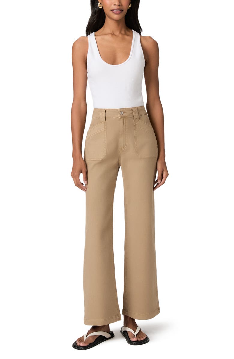 PAIGE Ari High Waist Wide Leg Utility Pants, Alternate, color, Vintage Beechwood