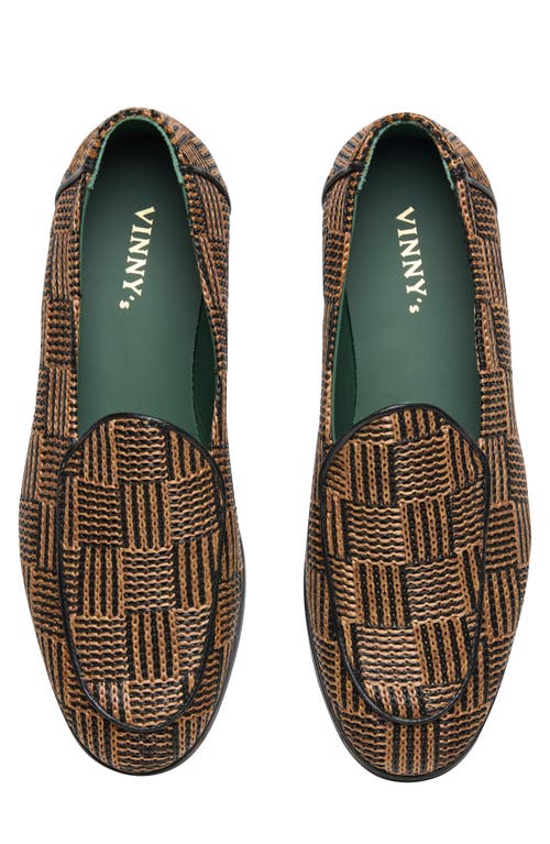 Vinny's Belgee Raffia Loafer
