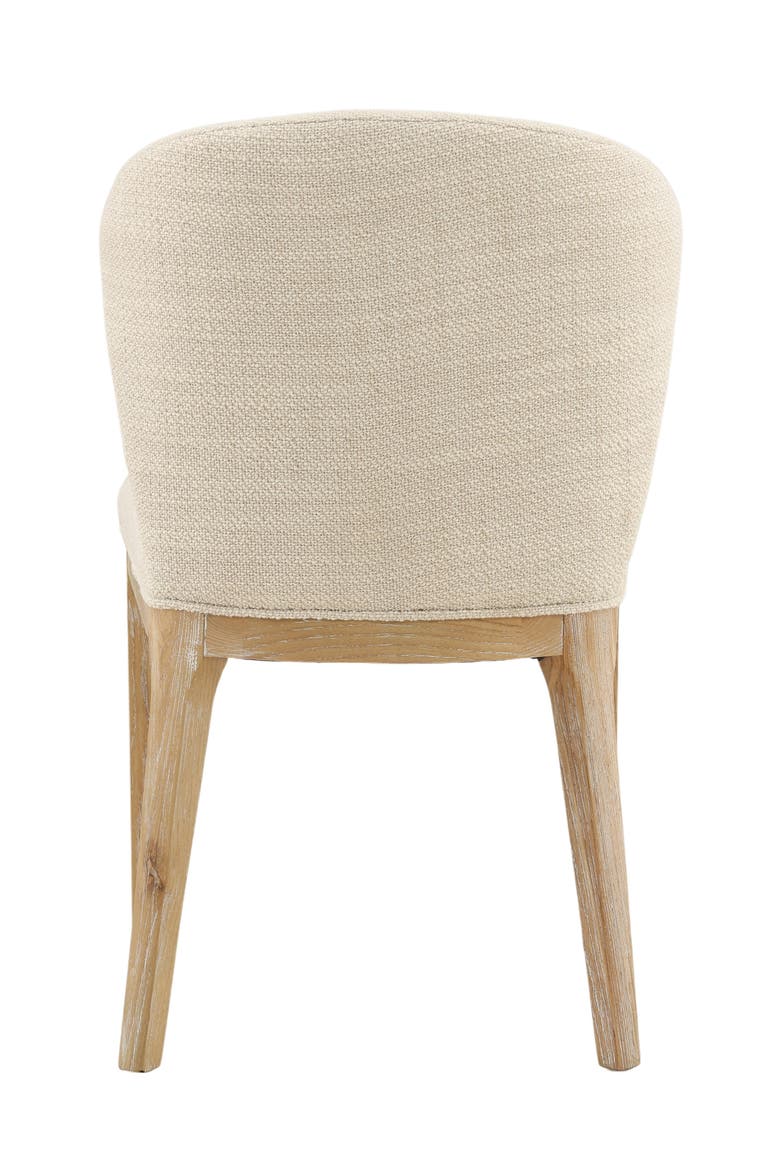Keiran Upholstered Dining Chair with Ash Wood Frame, Alternate, color, Oatmeal