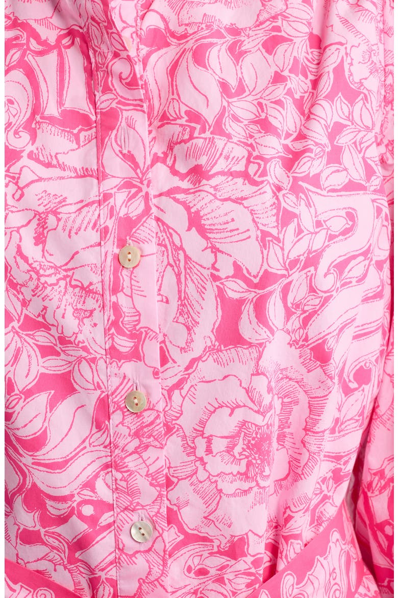 Drena Cotton Shirtdress, Alternate, color, A ROSE BY ANY OTHER NAME
