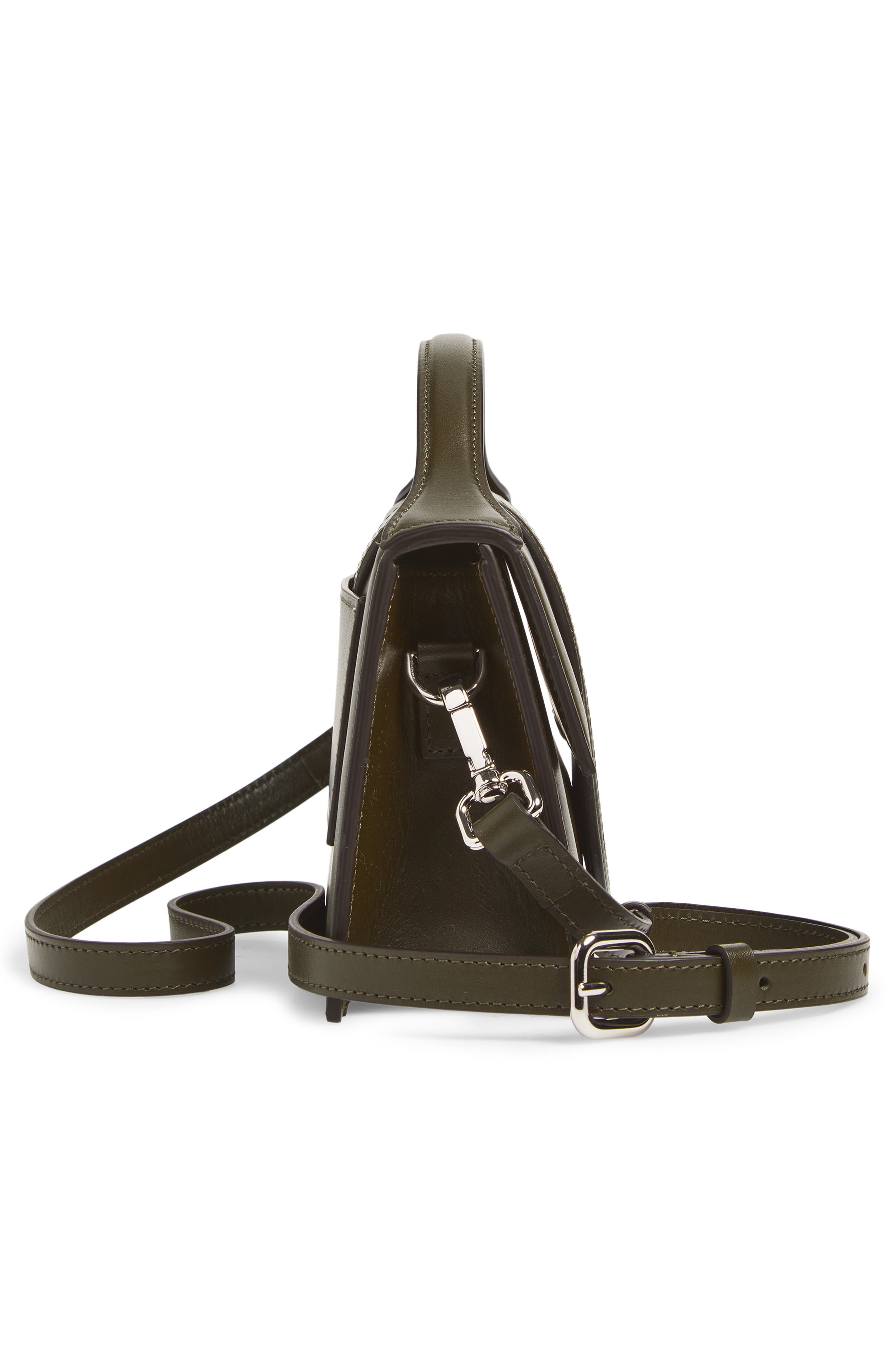 Jacquemus Le Grand Bambino Crossbody Bag, Alternate, color, Dark Khaki 580