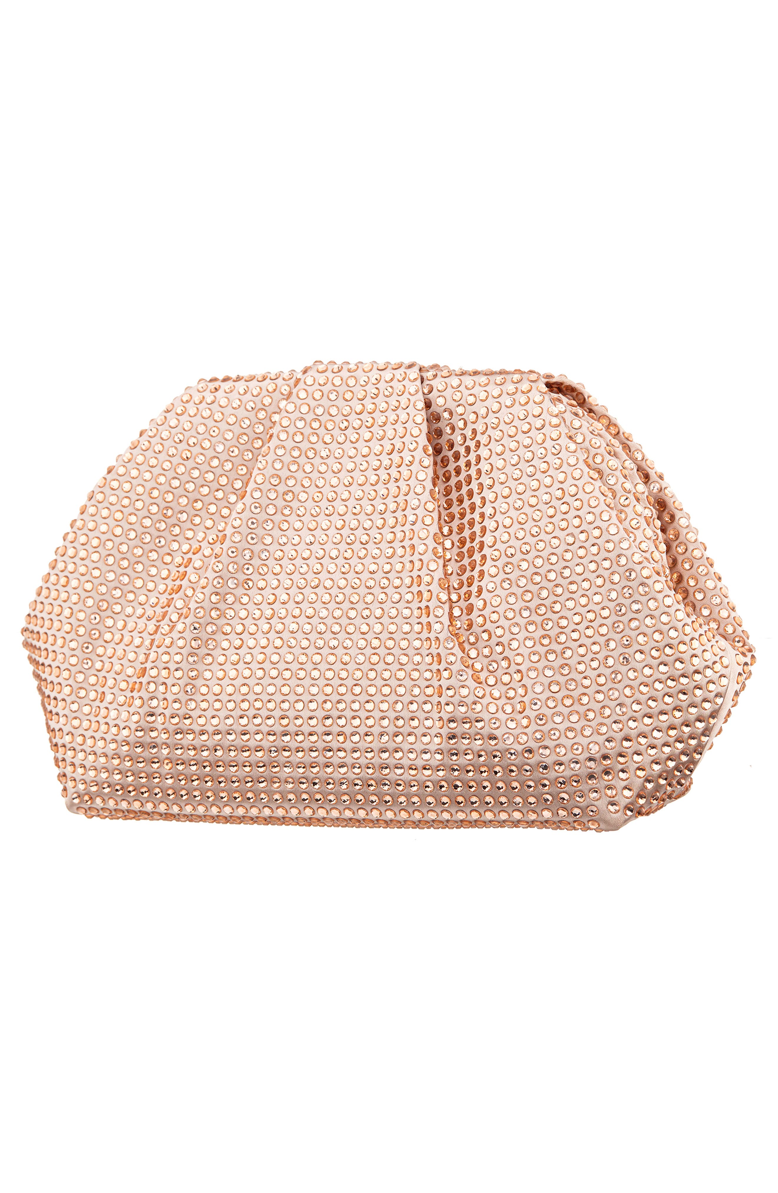 Crystal Frame Satchel, Alternate, color, PEARL ROSE