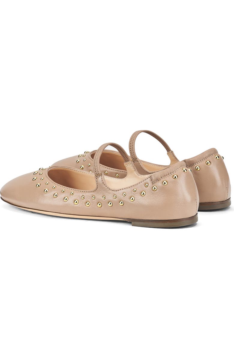 AGL Iris Studded Mary Jane Flat, Alternate, color, Argilla Brown