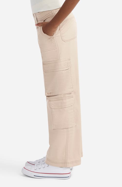 Abercrombie Kids Kids' Utility Cargo Pocket Cotton Pants In Neutral