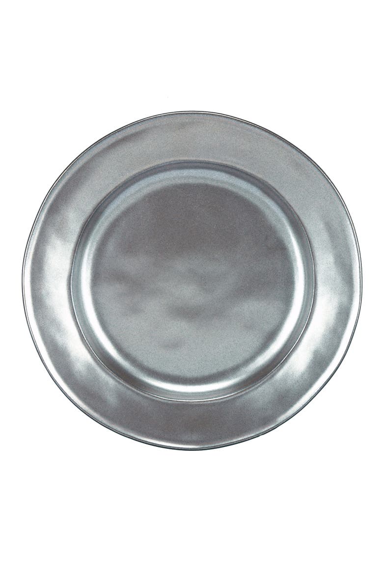 'Pewter' Ceramic Salad Plate, Alternate, color, PEWTER