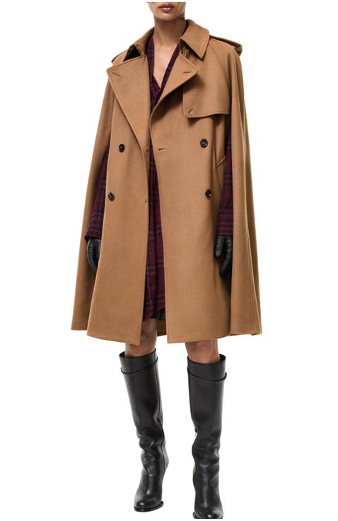 Cashmere Belmont Trench Cape