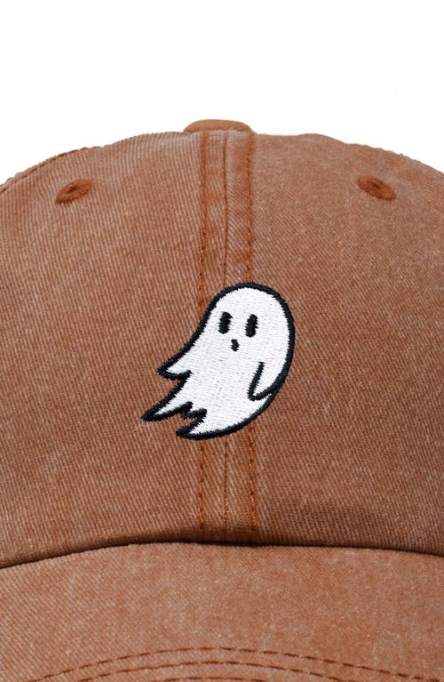 Dalix Ghost Dad Hat In Washed Orange