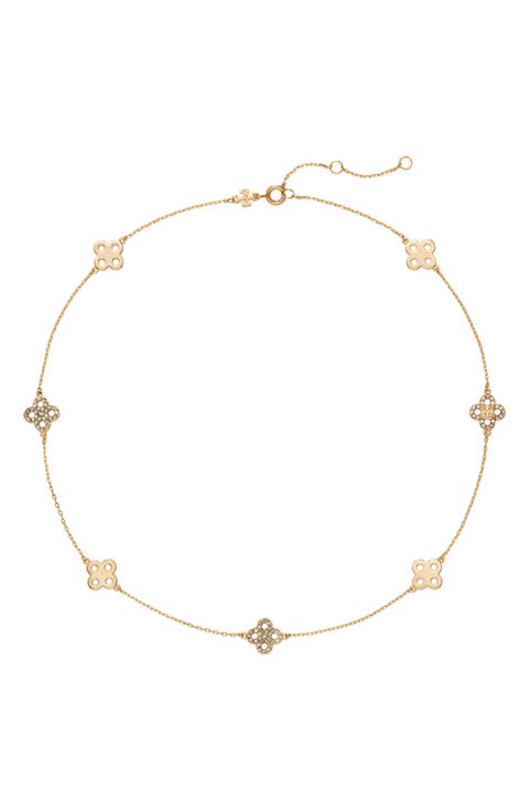 Forget Me Not Pavé Necklace