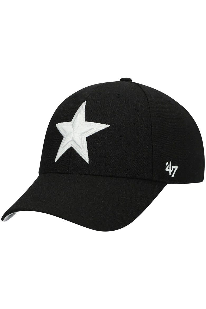 Men's '47 Black Dallas Cowboys MVP Adjustable Hat, Main, color, Black