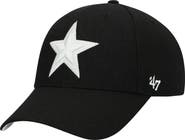 '47 Men's '47 Black Dallas Cowboys MVP Adjustable Hat