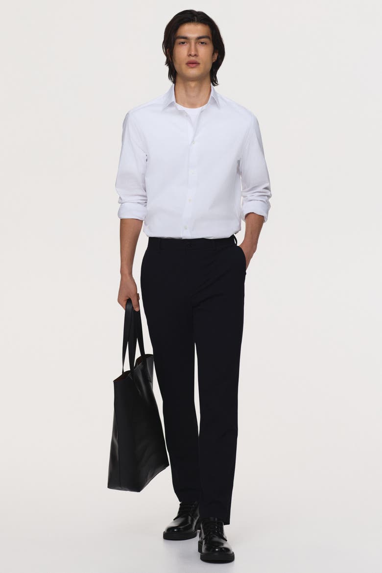 Slim Fit Stretch Shirt, Alternate, color, White
