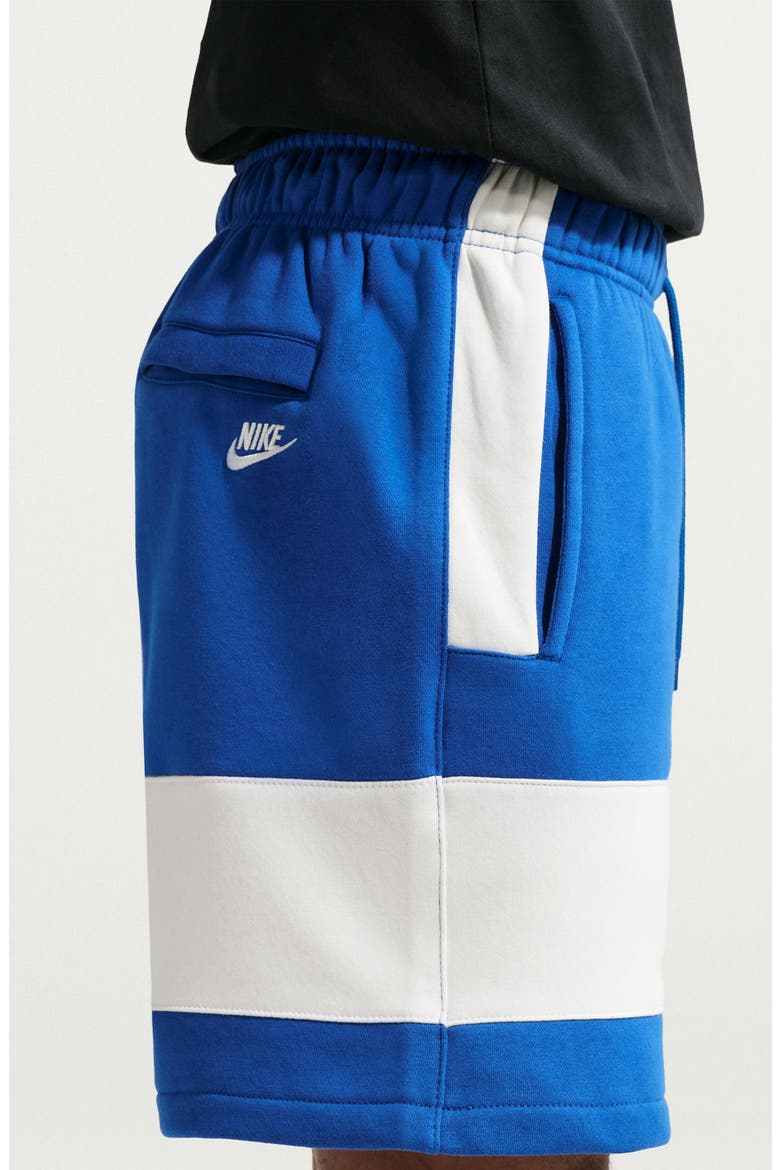 Sportswear Club Fleece Shorts, Alternate, color, GAME ROYAL/ SAIL