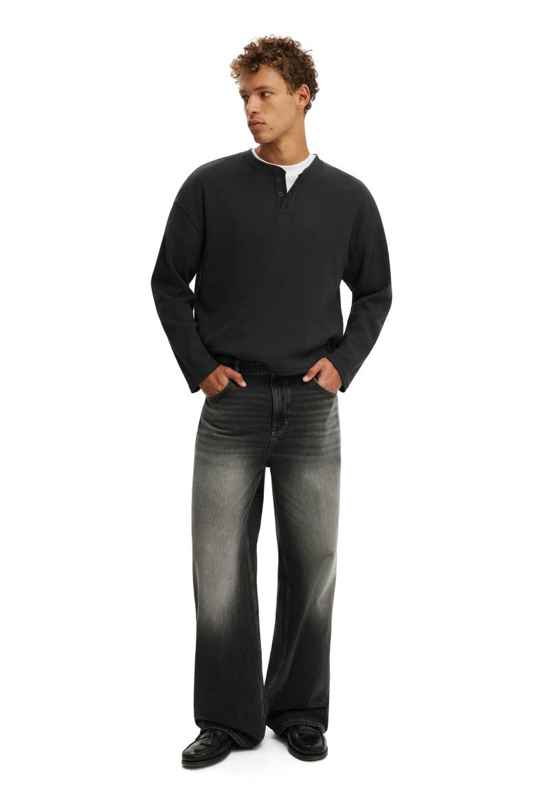 Men's Relaxed Straight Jean, Alternate, color, Rocky Washed Black