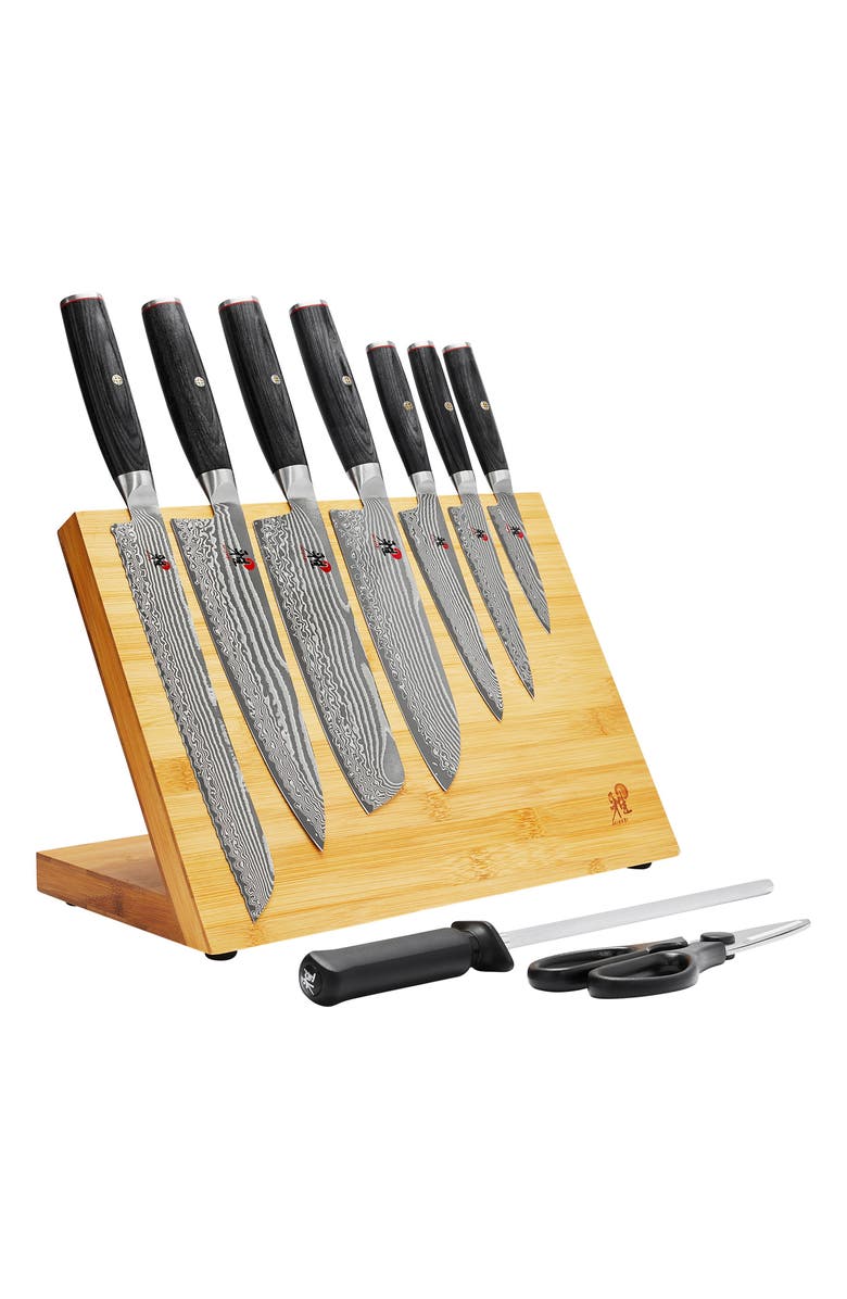 MIYABI Kaizen II 10-Piece Knife Block Set, Main, color, Black