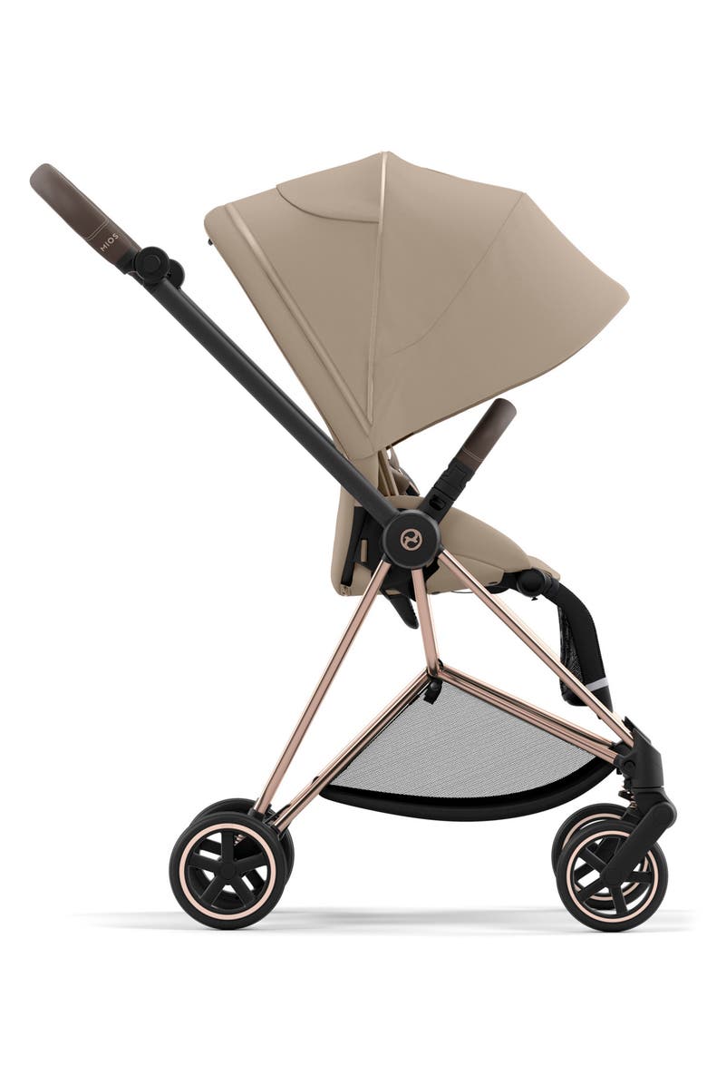 CYBEX Mios 3 Compact Lightweight Stroller, Alternate, color, Cozy Beige