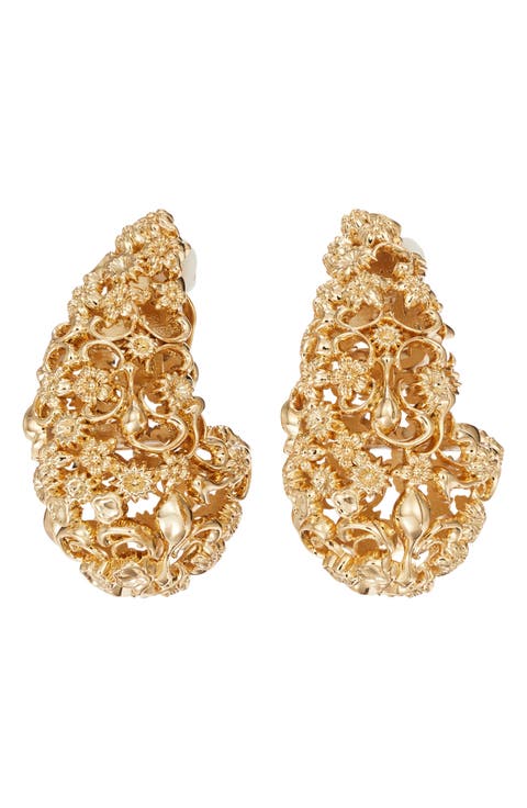 Filigree Wave Earrings