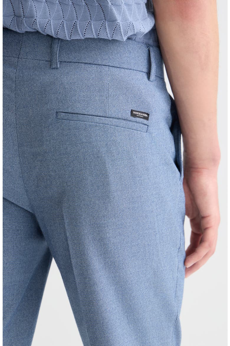 Mott Structured Superslim Fit Flat Front Chinos, Alternate, color, PAGEANT BLUE